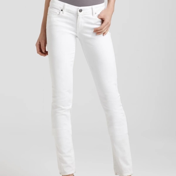 Paige Denim Skyline Skinny Jeans - Size 27 - White - Picture 1 of 5